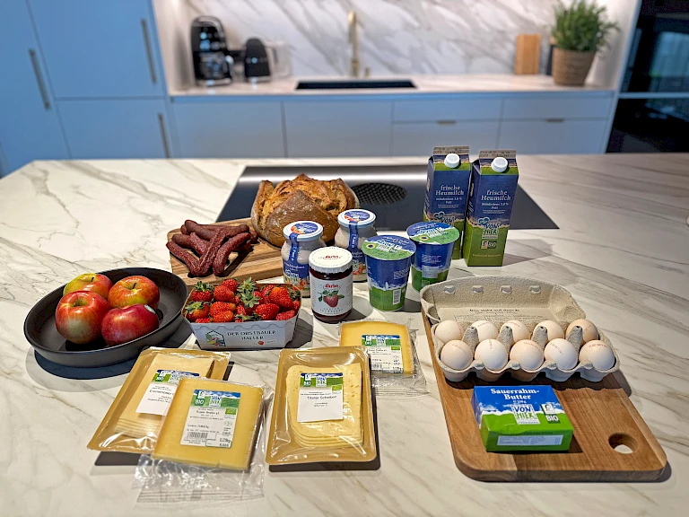 Produkte für den gefüllten Kühlschrank