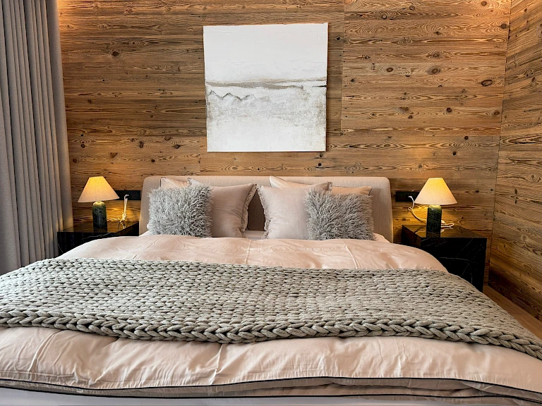 Doppelzimmer im Chalet Mädesüss